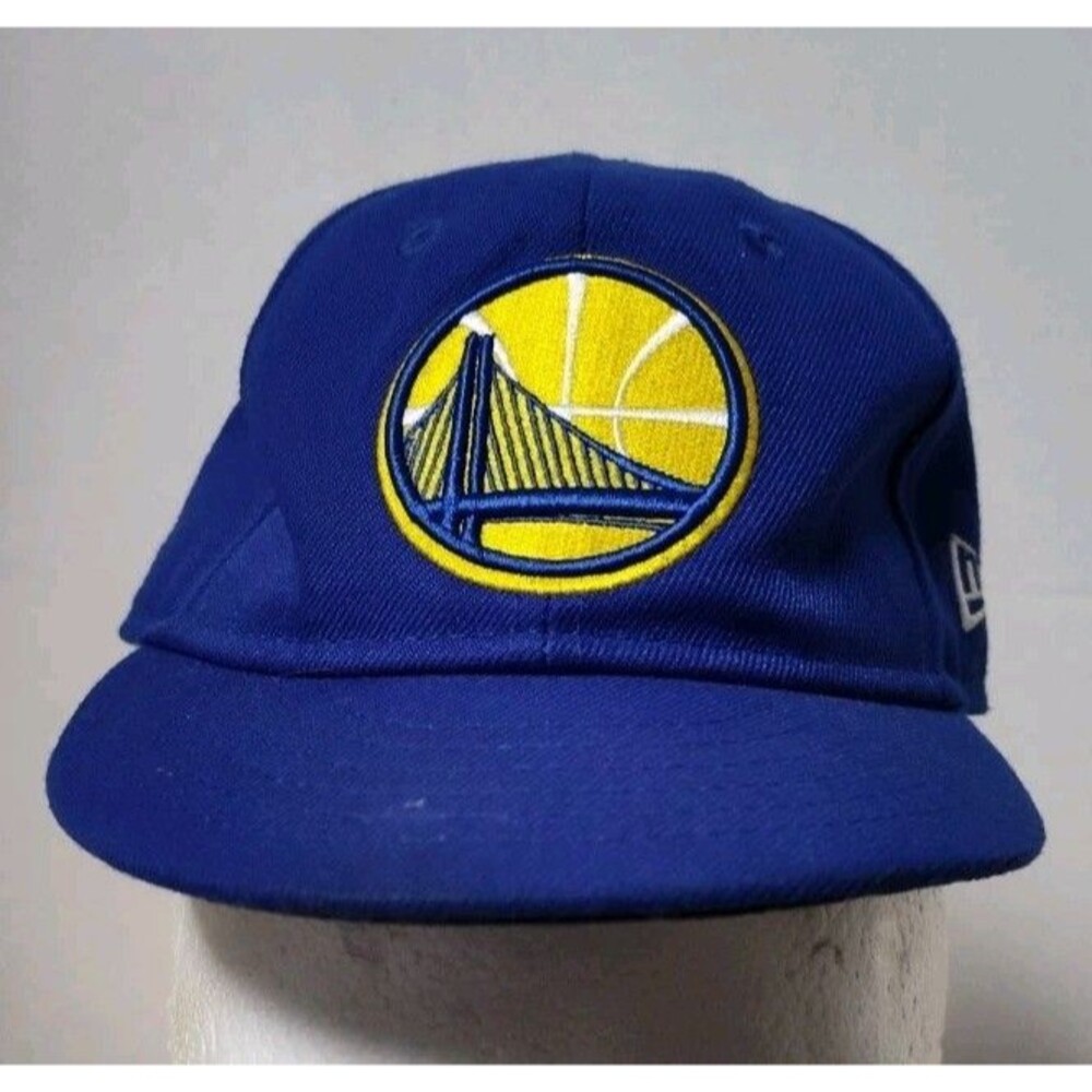 Golden State Warriors Blue Fitted Hat New Era Infant Size 6